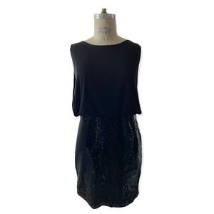 Cynthia Rowley, Sleeveless Sequin Black Dress, Sz 10